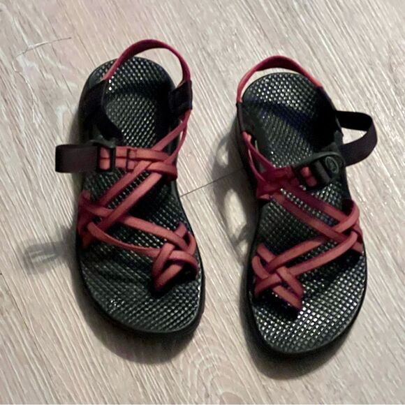 Chaco Pink Black ZX/2 Cloud Ectotread Hiking Comfort Water Hiking Camp Sandal 7 - Picture 2 of 7